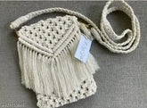Macrame sling bag, 100% cotton cord, self-design, mothers day gift ideas